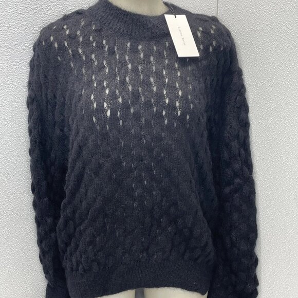 NEW SIMONE ROCHA Women’s Mohair Wool Blend Sweater – Black - Picture 1 of 8